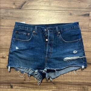 Stylish Distressed Denim Shorts